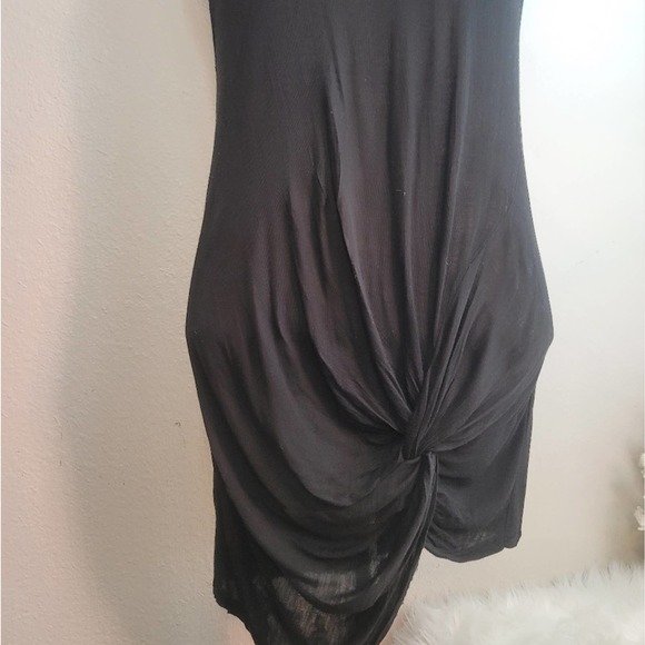 MADEWELL TWISTED SLEEVELESS T-SHIRT DRESS CREW NECK WOMEN'S SIZE LARGE - Picture 2 of 14